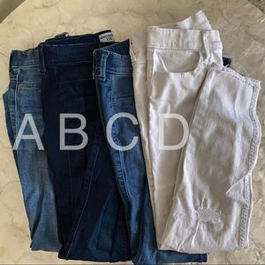 Lot of 4 Abercrombie Jeans | for adult 0P/24-25P